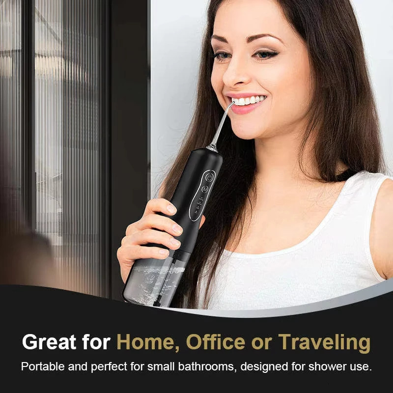 Portable Oral Irrigator DIY Tank Cleaning Modes USB Rechargeable Waterproof Dental Water Flosser 4 Water Jets 250517