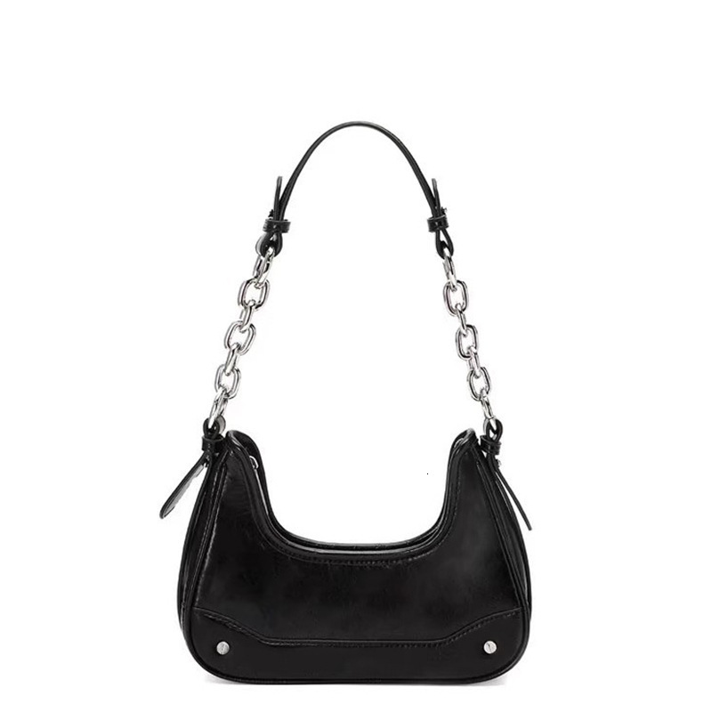 Ladies' summer new chain underarm long stick bag with texture, multifunctional, niche single shoulder crossbody bag, designer single shoulder bag