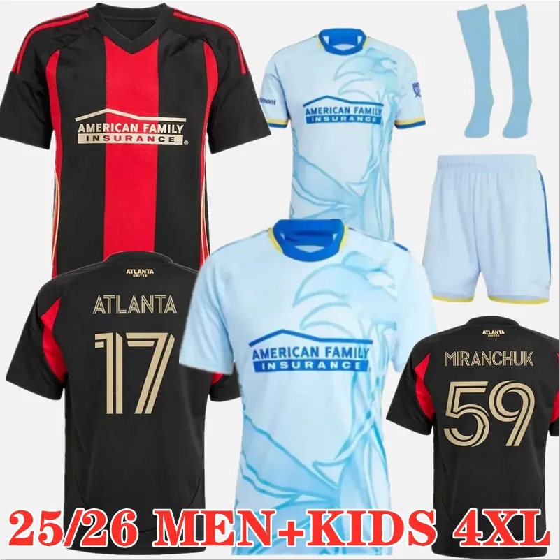25 26 Player Version Soccer Jerseys SABA ALMIRON JAMAL LATTE LATH MORALES COBB FORTUNE MIRANCHUK Home Away Football Shirts