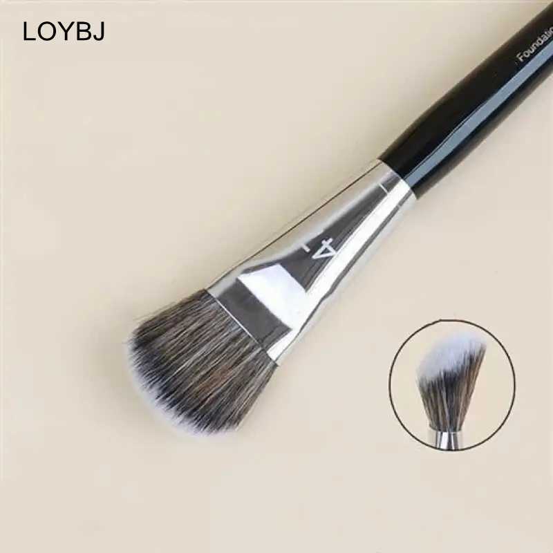 LOYBJ Professional Foundation Brush 47 Broom Head Liquid Foundation Shadow Concealer Brushes Women Face Base Makeup Beauty Tools W250605