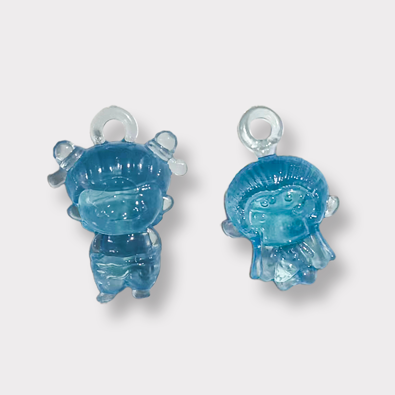 2025 New Acrylic Transparent Small and Delicate Ne Zha Anime Character Series Modelling Charms Small Pendant