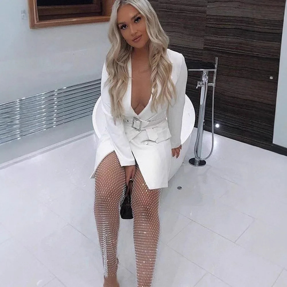 Fashionable Casual Diamond Grid Pants Straight Leg Sexy Girl Personality Fishnet Long Trousers Womens Clothing 250604