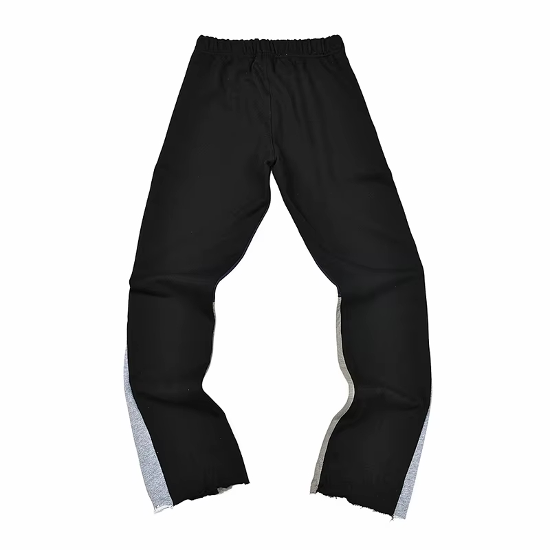 2026ss Vintage Men Sweatpants Joggers Flare Splash-ink Side Striped Men Stretch Waist Jogging Pants Trousers Loose Fit