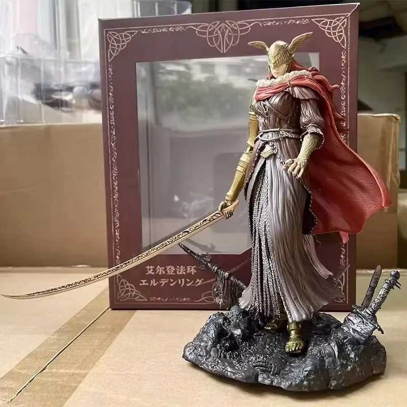 24cm ELDEN RING Figure Malenia Blade Of Miquella Anime Figure Valkyrie Figurine Model PVC Statue Doll Collection Decoration ToysXJ250605