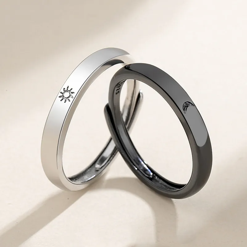 New Couples Ring Men's Women's Hollow Ring Eternal Undying love Engagement Wedding Ring Valentine's Day Gift Jewelry