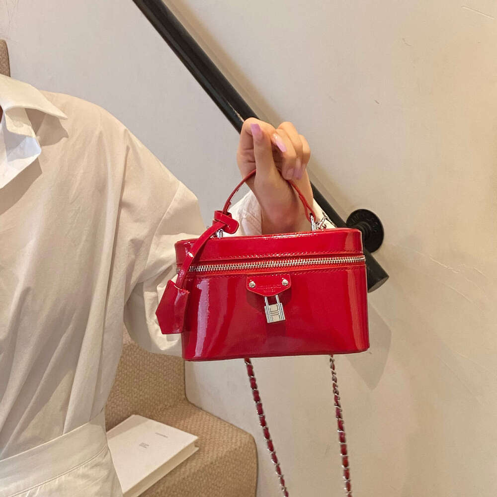 High-end Box Fashion Handbag Small Square 2025 New Versatile Exquisite Makeup Lipstick Bag