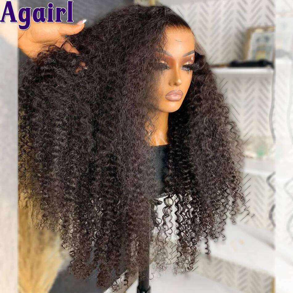 200% Ready Go Curly Human Hair Honey Brown 13X6 Water Wave Frontal Wig Ombre Blonde Black 6X4 Lace Closure Wigs