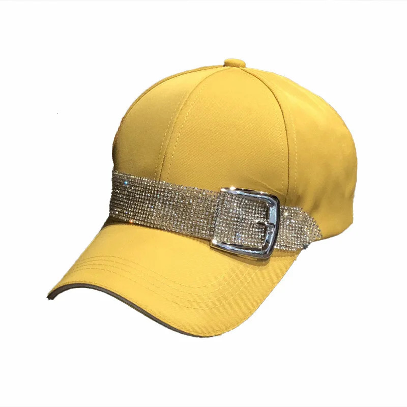 Fashionable Casual Rhinestone Baseball Cap For Women Korean Version Spring And Summer Outdoor Sunshade Duckbill Cap 250603