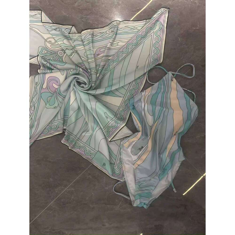 Fashion Design Women's Scarf Swimsuits Italy Sexy Headband Bikini Set Designer Brand Beach Swimwear