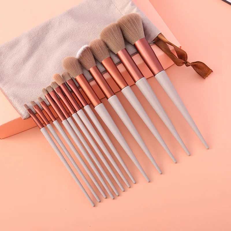 13Pcs Makeup Brush Set Soft Fluffy Portable Soft Hair Powder Ber brush eye shadow brush full set of beauty tools W250605