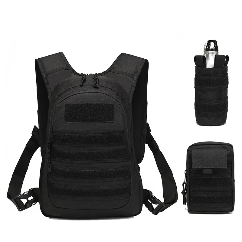 Aokali Hiking Backpack Outdoor Water-Resistant Double Shoulder Sports with Small Storage Bag