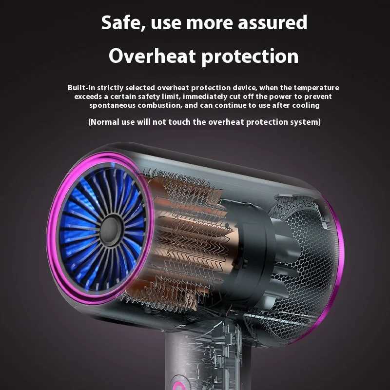Negative ion hair dryer professional hair dryer efficient constant temperature hair dryer household and commercial hair XJ250605