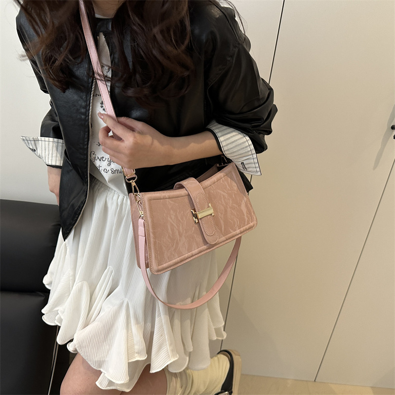 designer Trendy Chic Small Niche Design Small Square Bag 2025 Spring New Fashion Women's Casual Shoulder Crossbody Bag