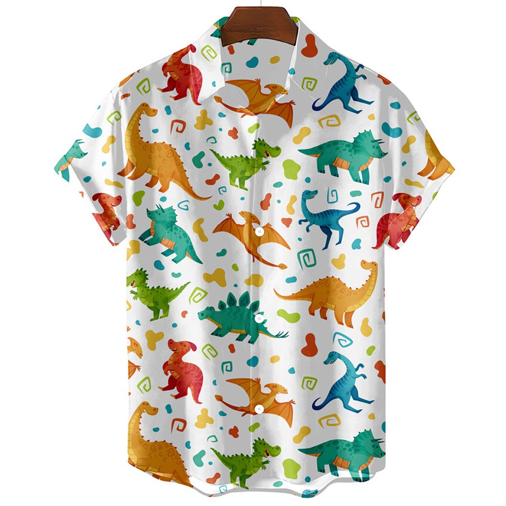 shirt Men's sleeve shirt Designer top Trendy T shirt Leopard print court style print Floral long sleeve shirt Stylish top Casual 3D mens shirts