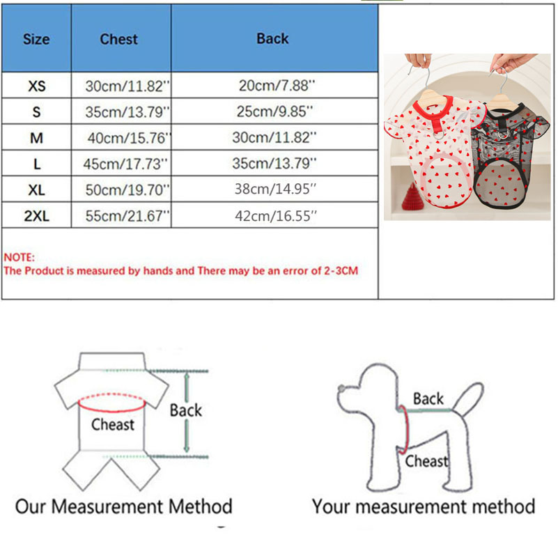Pet Clothes Cat Summer Mesh Heart-shaped Vest Flying Sleeves Clothing Comfortable Clothes