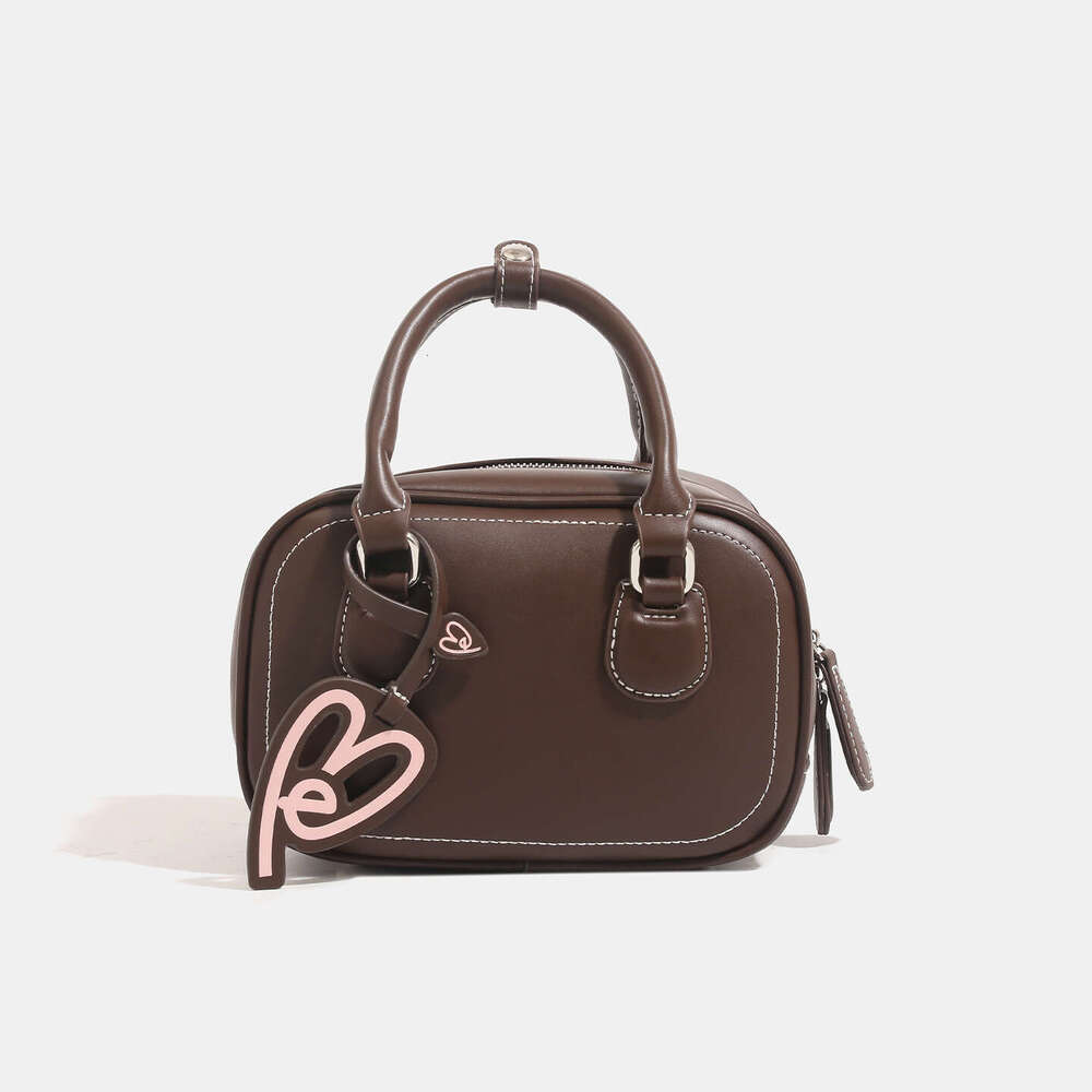 High-end Niche Texture for Women 2024 New Fashion Versatile Ins Crossbody Handbag Super Popular Boston Bag