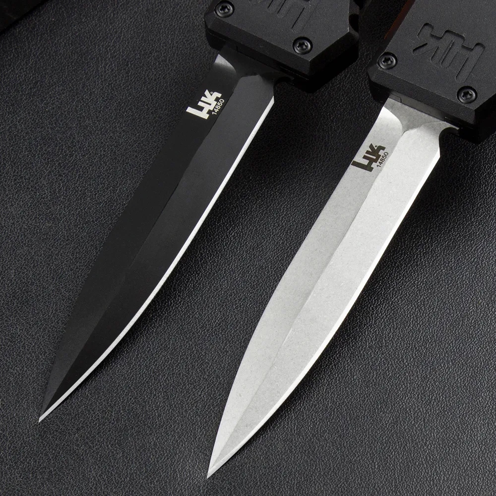 HK14850 EPIDEMIC Knife D2 Steel fixed blade knife Blade couteau 6061 T6 aluminum alloy Handles Camping Outdoor Tools pocket knife Tactical Combat Self - view 3