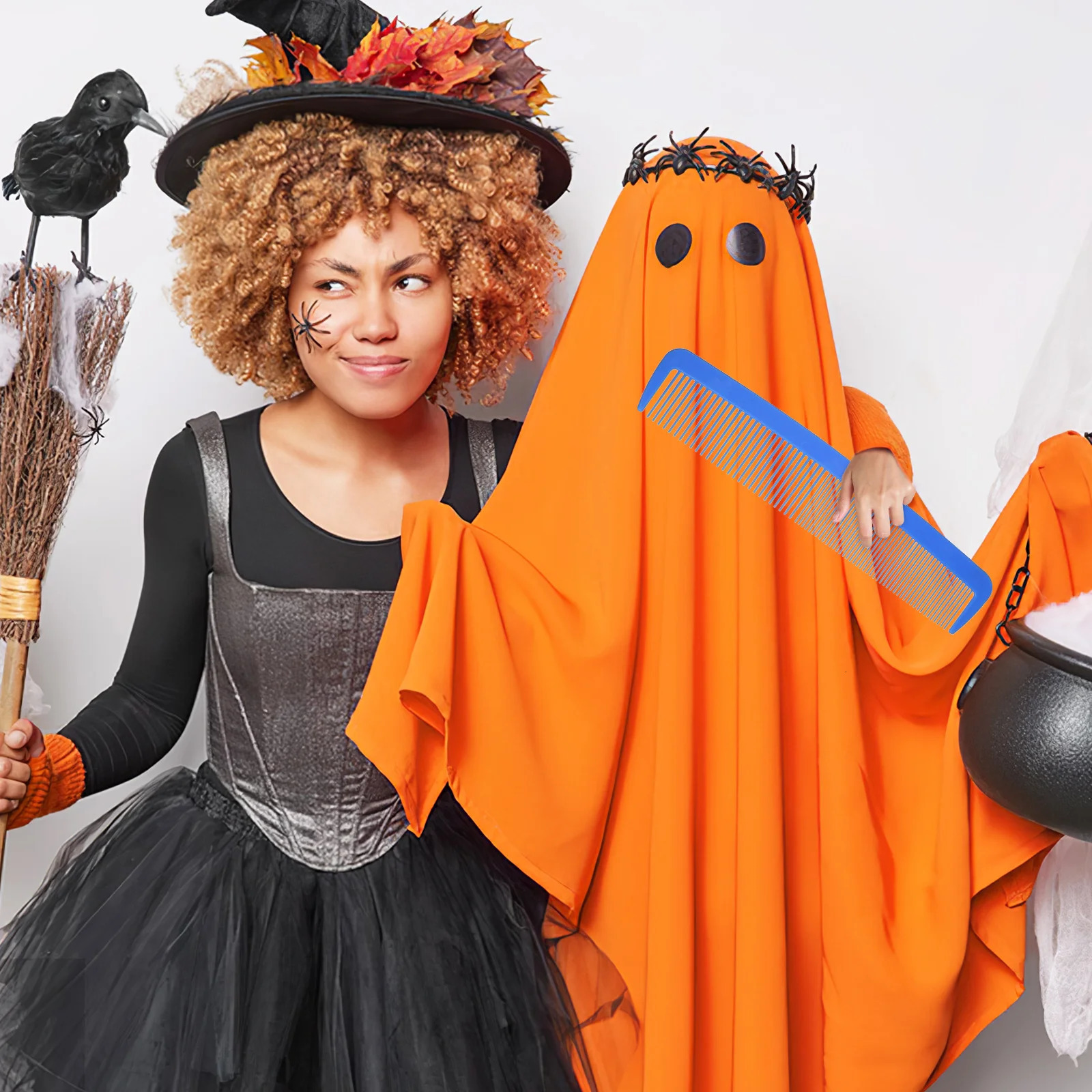 3 Pcs Giant Comb Huge Comb Prop Party Decorative Comb Carnival Accessories Wide Tooth Comb Combs Hair Care Styling Halloween 250603