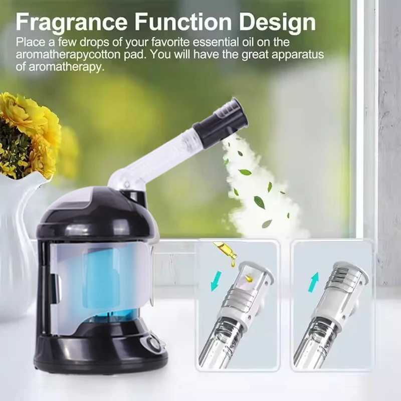 Salon Home Use Hot Ionic Facial Steamer Vaporizer Skin Care Moisturizer Pore Face Ozone Steaming Warm Mist Sprayer HumidifierXJ250607