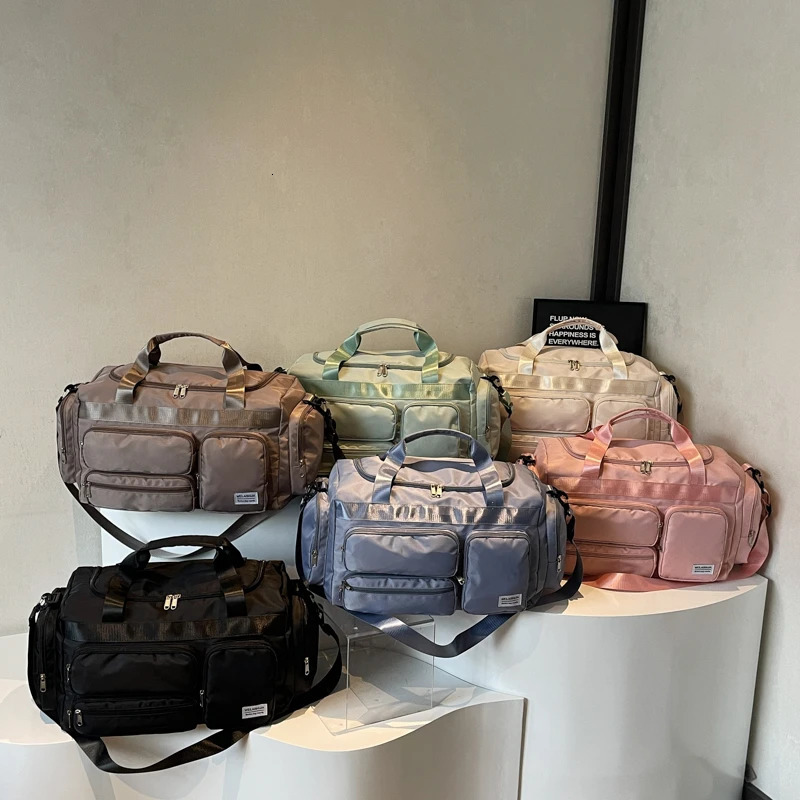 Travel Duffel Tote Bag with Dry Wet Separation Pocket Sports Gym Crossbody Toiletry for Women Waterproof Easy Carry on 250605