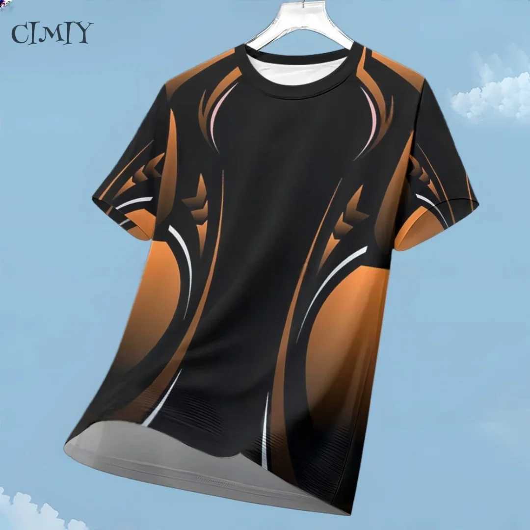 Sports Casual Jersey For Men Dry Fit Shirt Outdoor Running Cycling Short Sleeve Breathable Gym Wear Crew Neck T-ShirtC250605