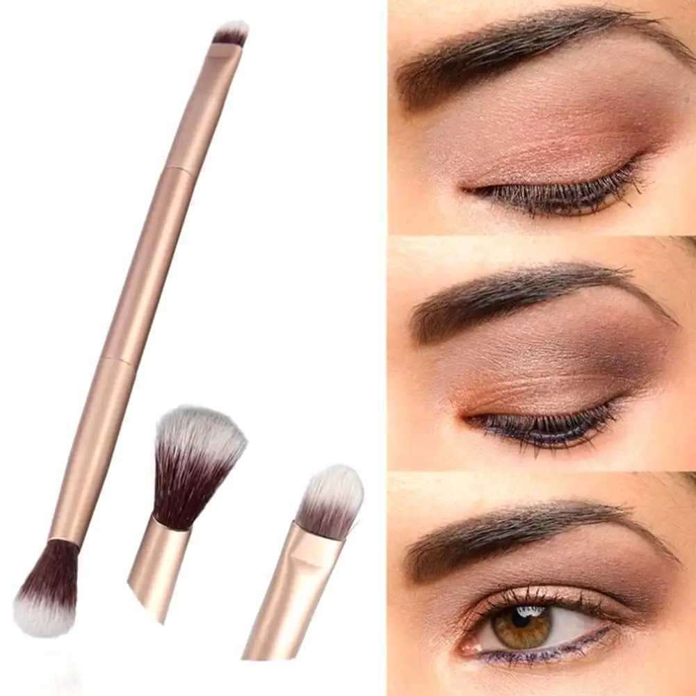 Cosmetic Brush Portable Eye shadow brush Brush Multifunctional makeup brush Doubled Ended Makeup Tool Double Head W250605