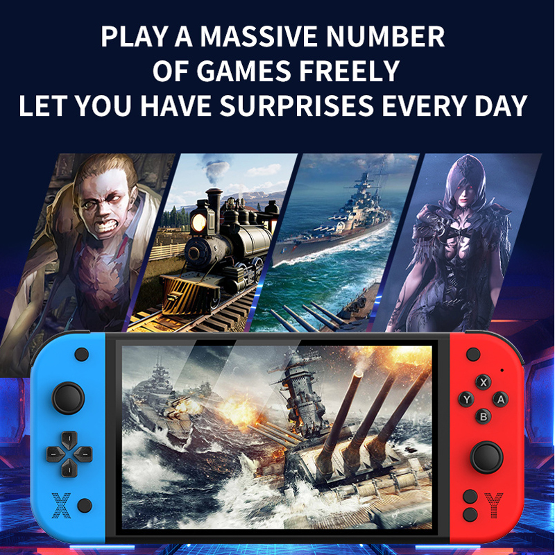 G Handheld Game Console Inch HD Screen Linux Video Game Player TV Out G RAM TV Output Mah Battery