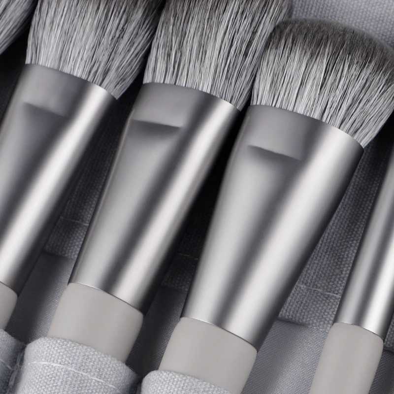 MyDestiny -Cloud Dye Makeup Brush Set 12Pcs Soft Fiber Hair Include Powder B Foundation Eyeshadow Brushes With Brush Bag W250605