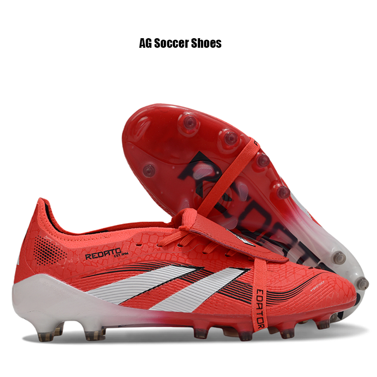 Men's AG Soccer Cleats PREDAT0R 2025 Teamgeist Moments Stealth Goal Hunter Youth Football boots Polar Pure Mystic Victory Boots AG Black Silver Soccer shoes