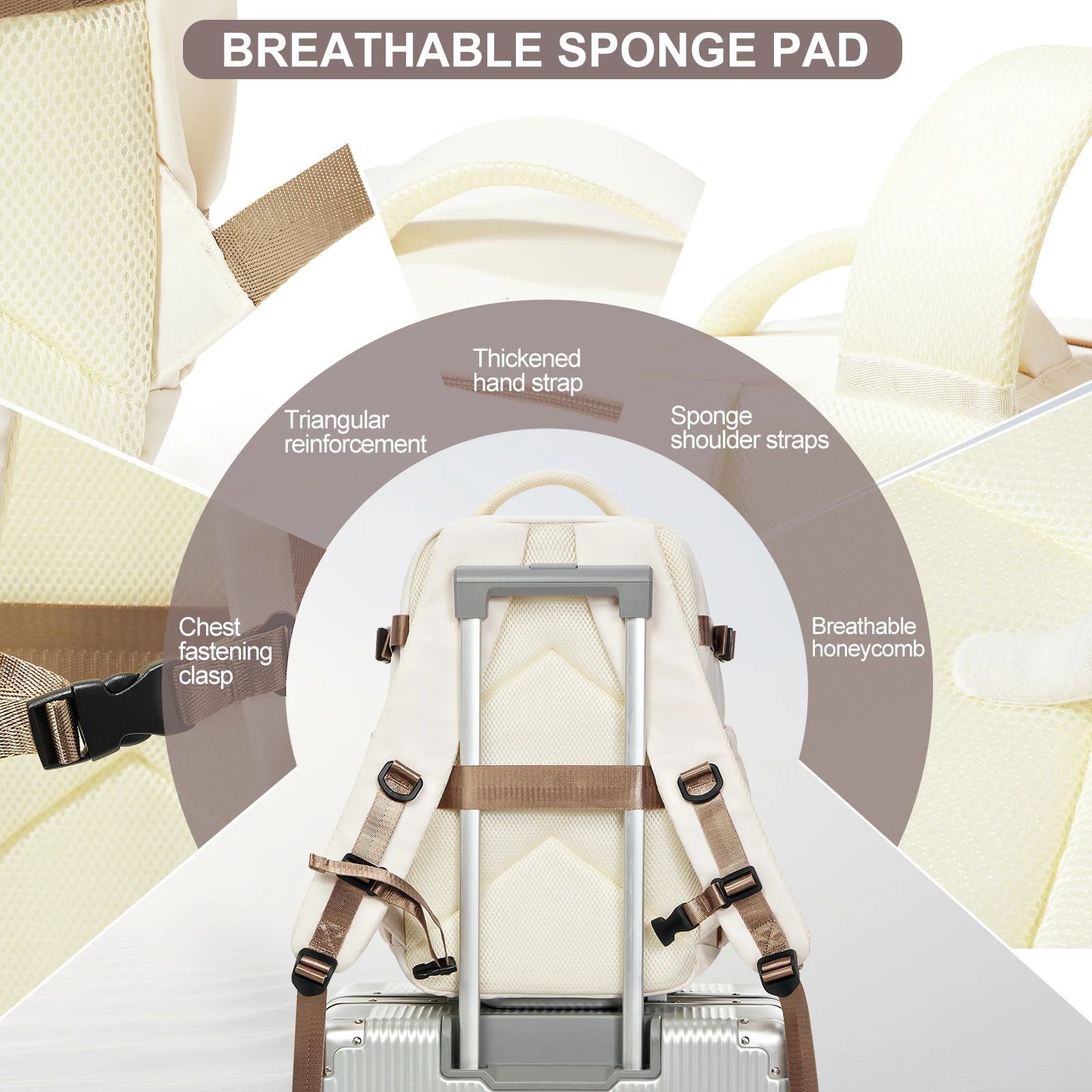 Cabin Airplane Travel Backpack 40x30x20 Hand Luggage Cabin Backpack Wizzair 40x30x20 Carry-Ons Men Women 15.6 inch Laptop Bags 250603