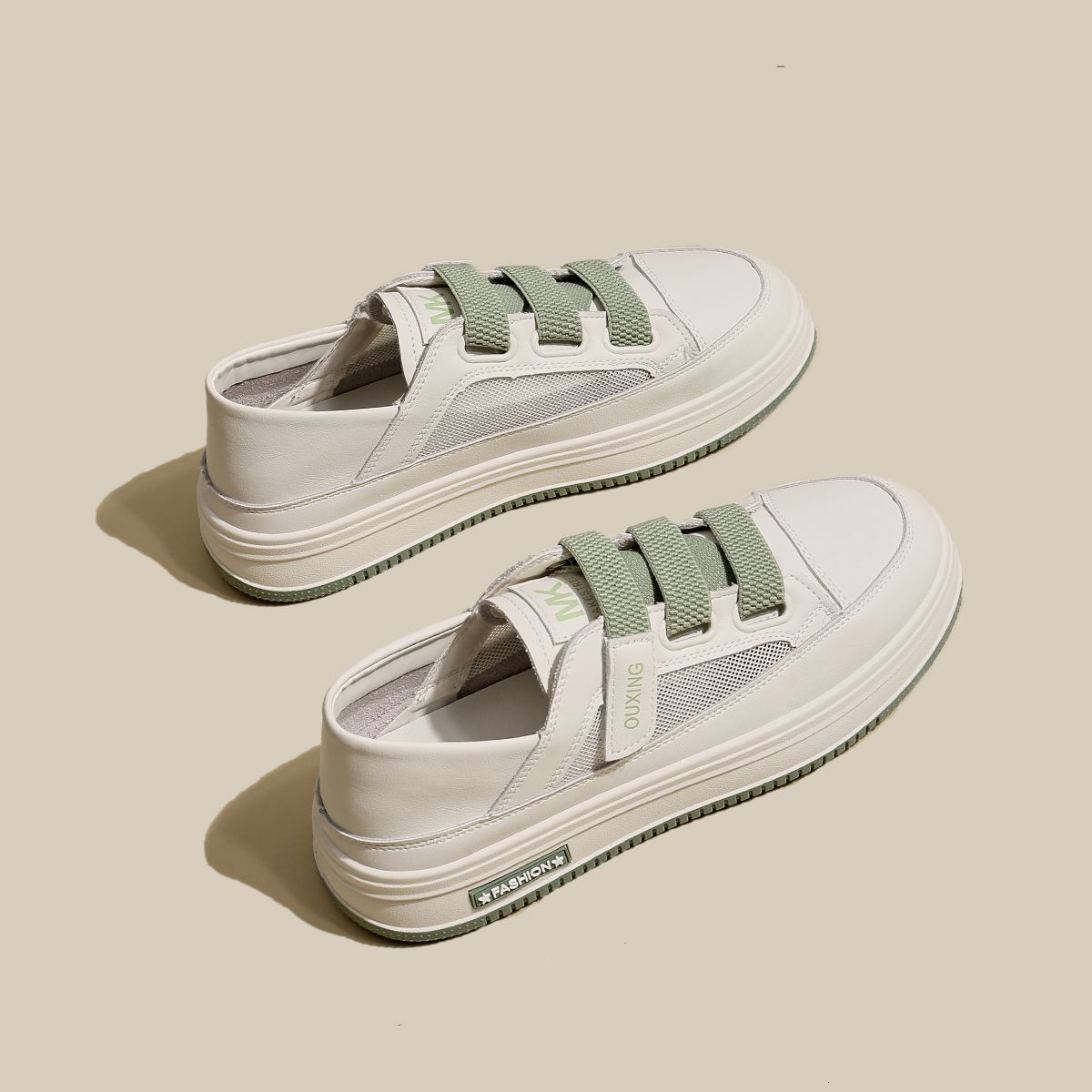 Mesh White Sneakers for Women, Thin and Versatile, Breathable Thick-Soled Mesh Shoes, New Summer 2025 Ins Style