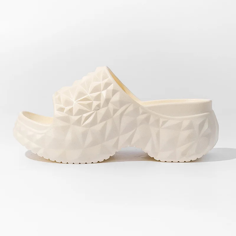 Bebealy Women Sandals Durian sandals Outdoor Platform Beach Sandals Summer Wear-resistant Nonslip Cloud Slippers Home Slides 250605