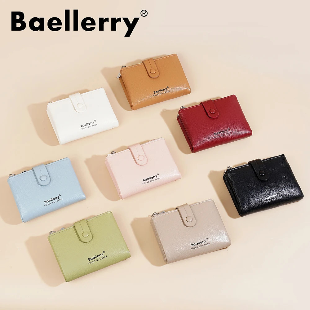 Fashion Women Wallets High Quality Double Zipper Buckle Coin Purses Large Capacity Card Holder Simple Wallet For Girls 250605