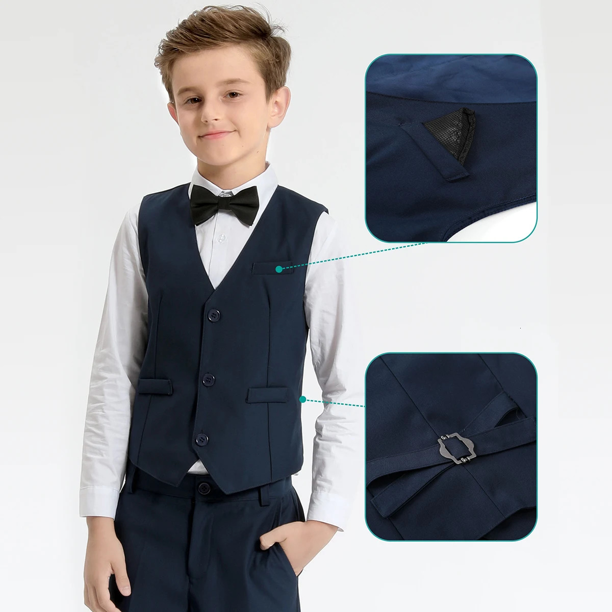 Boys Suit for Kids Wedding Easter Birthday Formal Outfit Set Children Gentleman Blazer Teenager School Performance Piano Tuxedo 250530