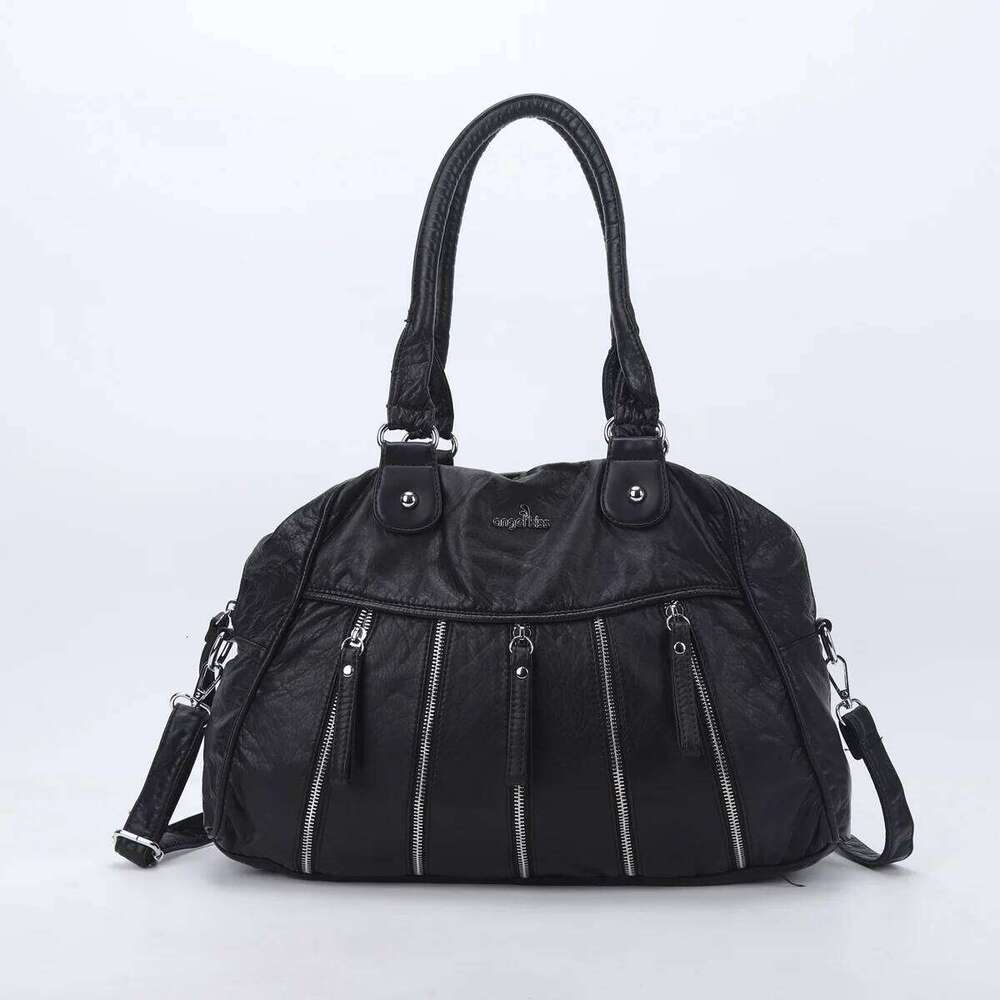 Women Handbags Fashion Satchel Top-handle Travel Handbag PU Bag Shell Pack Multi-pockets Shoulder Bags