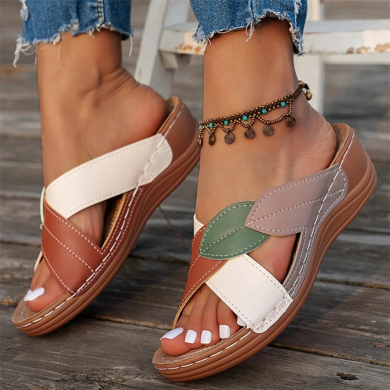 Shoes Sandals Women Summer Fashion Wedge For Party Womens Slide Outdoor Sandalias Mujer Female Footwear 250605