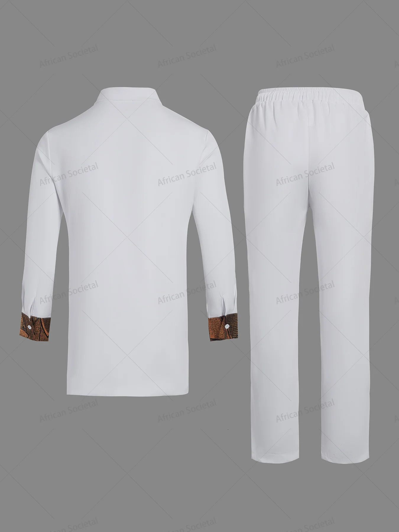 African Traditional Mens Clothing 2Pc Elegant Full Suits Male Pant Sets To Dress Native Outfit Ethnic Dashiki Kaftan 250603