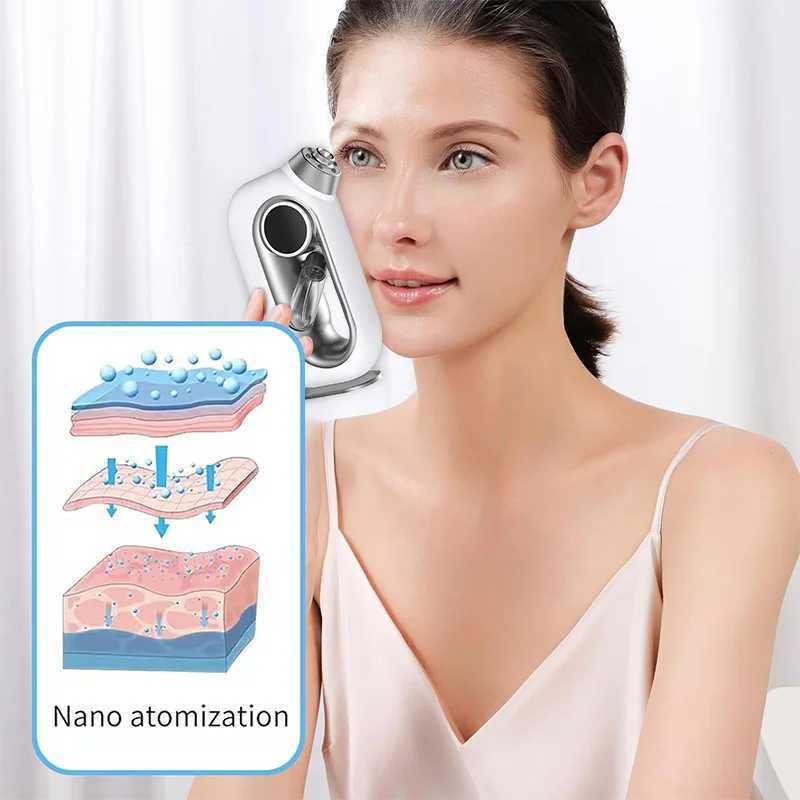 Facial Skin Moisturizing Mist Sprayer Airbrush Facial Deep Cleaning Oxygen Injector Sprayer Cordless Air Brush Compressor XJ250607