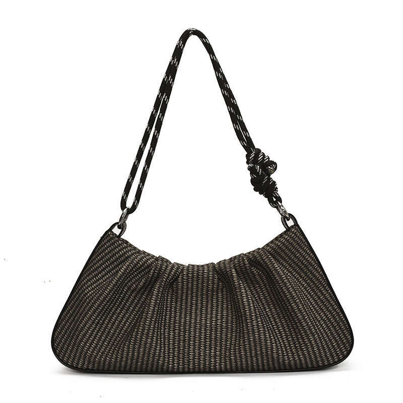Summer Fashion Woven Texture Elegant Underarm 2025 New Trend This Year Versatile Shoulder Bag Trendy Handbag for Women