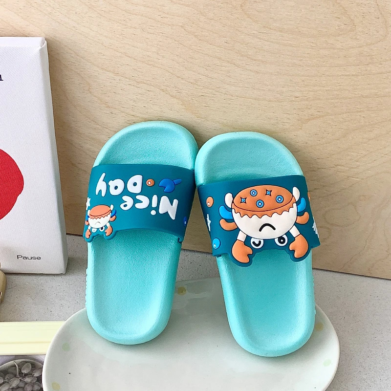 Boys Slippers Summer Waterproof Beach Slippers for Children 2 to 3 4 5 6 7 8 9 Years Funny Toddler Boy Slippers Baby Kids Shoes 250604