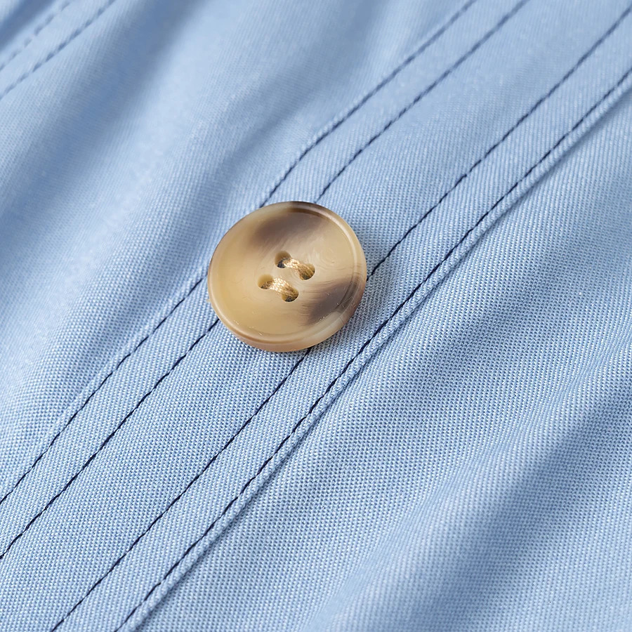 European and American style temperament slim high waist singlebreasted long denim suspender dress 250604