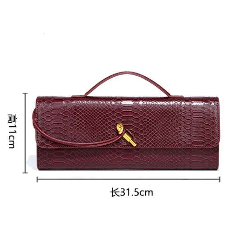 Hot Selling Design Top-Handle Bag For Women Evening Handbag Long Purse PU Crocodile Pattern Crossbody Shoulder Bags Fashion Outfits Designer Bags
