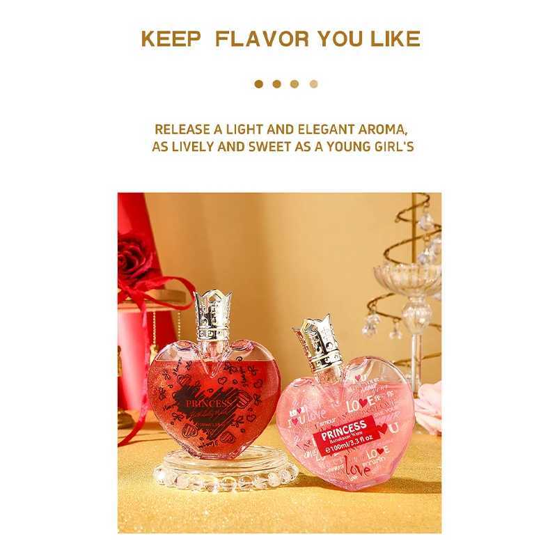 Love Heart Crown Princess 100ml Perfume For Women Singapore Malaysia Pink Lasting Eau De Toilette Elegant Sweet Floral Body Spray W250605