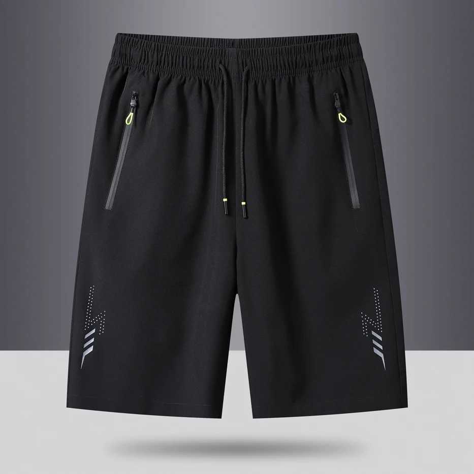 New For 2025 Summer MenS Beach Quick Dry Running Sports Board Black Shorts Casual Oversize 8XL 7XL Pants Trousers XJ250605