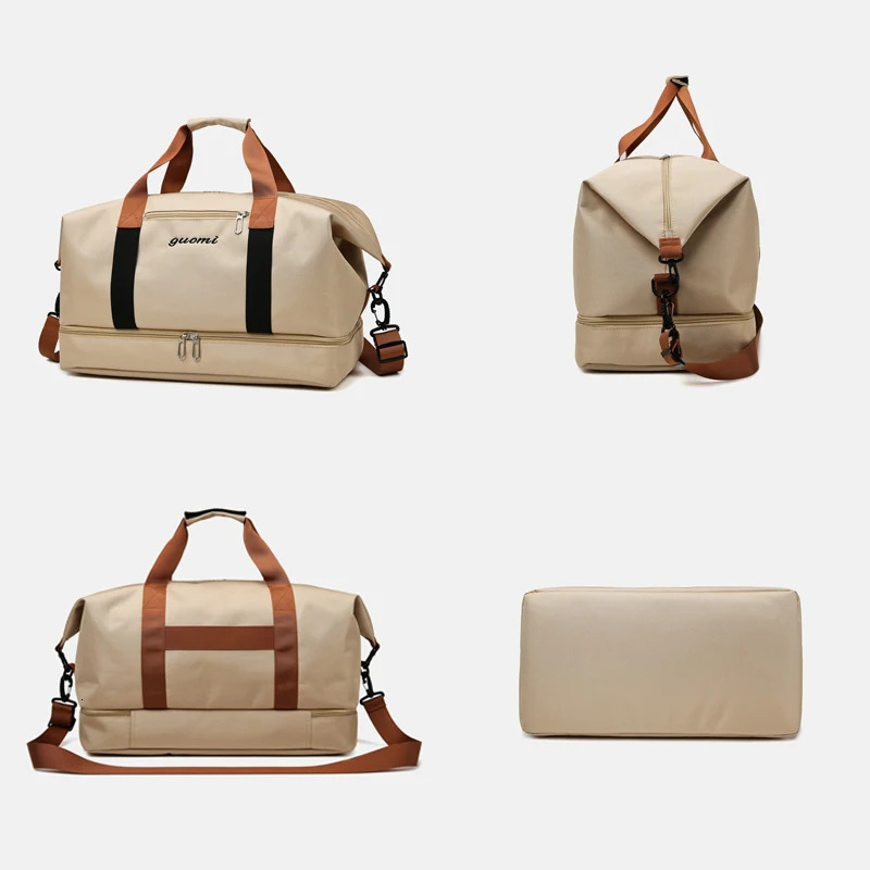 Customized travel bag with printed name short distance travel luggage bag yoga mat bag DIY pattern 250530