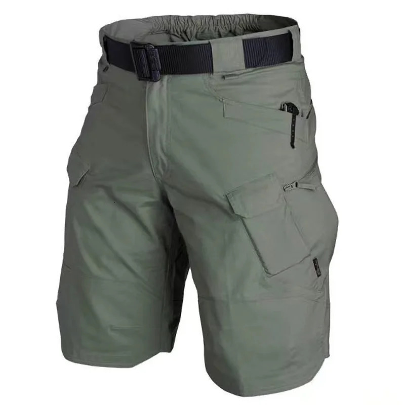 Mens Outdoor Cargo Shorts Summer Waterproof Urban Trekking Camping Hiking Climbing Training Fishing Pants Sports 250604