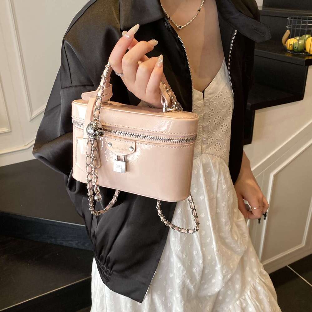 High-end Box Fashion Handbag Small Square 2025 New Versatile Exquisite Makeup Lipstick Bag