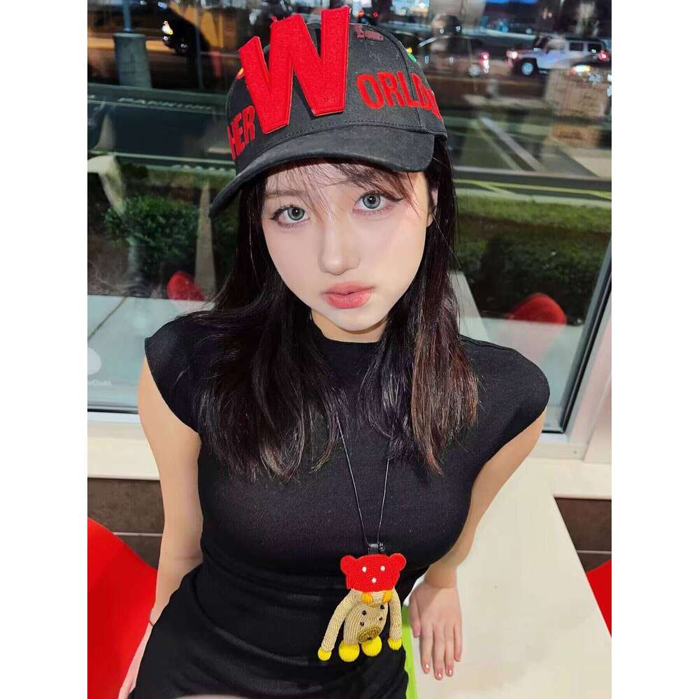 Walter Van Beirendonck Rainbow Alien 3D Baseball Cap W Letter Embroidery Duckbill Hat