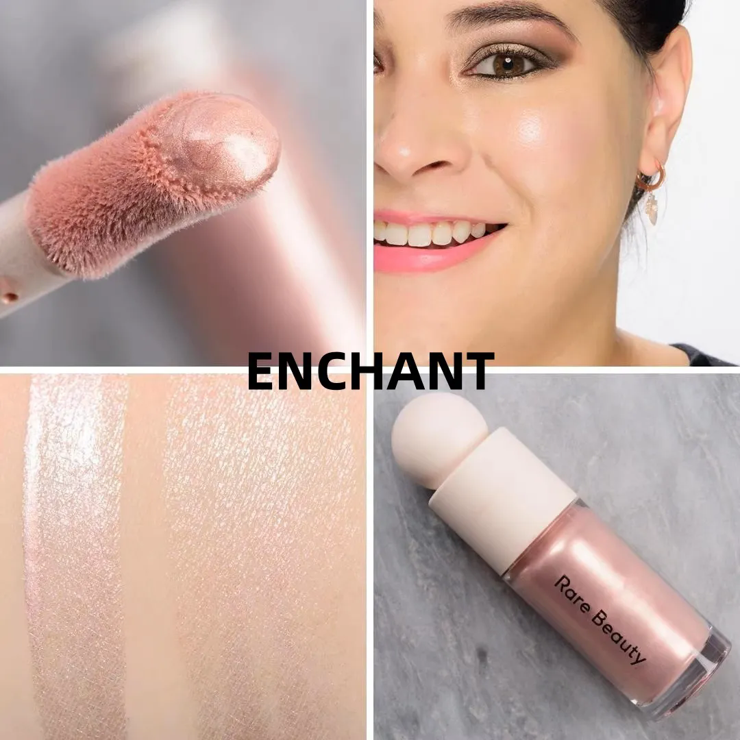 Rare Beauty Highlighters Liquid High-Gloss Selena 4 Colors Honey Face Brightening Liquid 15ml Enchant ENLIGHTEN Outshine Transend Honey Pearlescent Na
