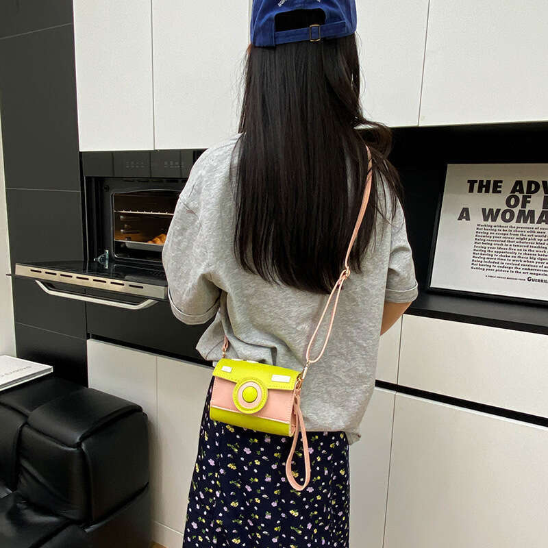 2025 Soft Girl Fresh Sweet Dreamy Personality Trendy Cute Patchwork Color Block Crossbody Shoulder Bag